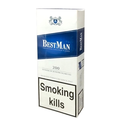 Best Man Blue 100's Cigarettes Tax Free on Sale - Duty Free Pro